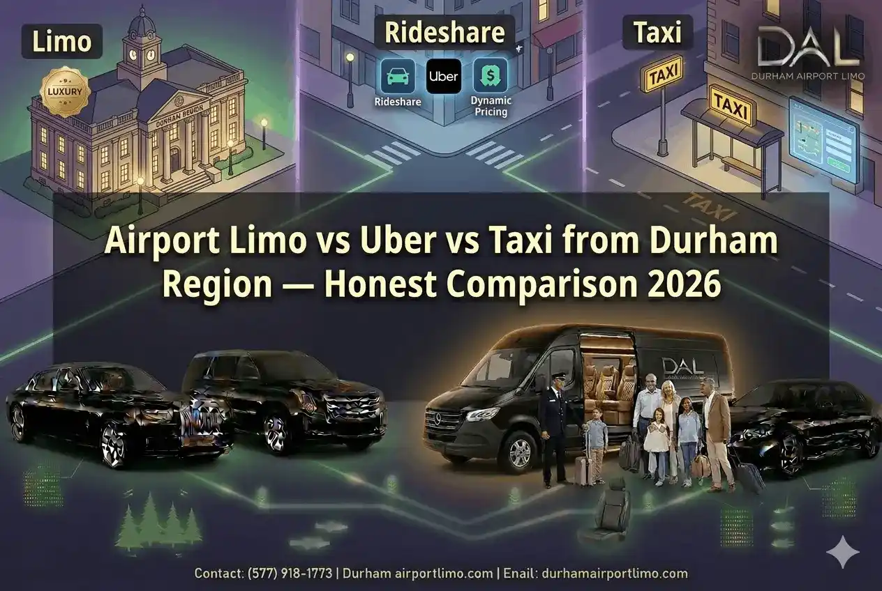 Airport Limo vs Uber vs Taxi from Durham