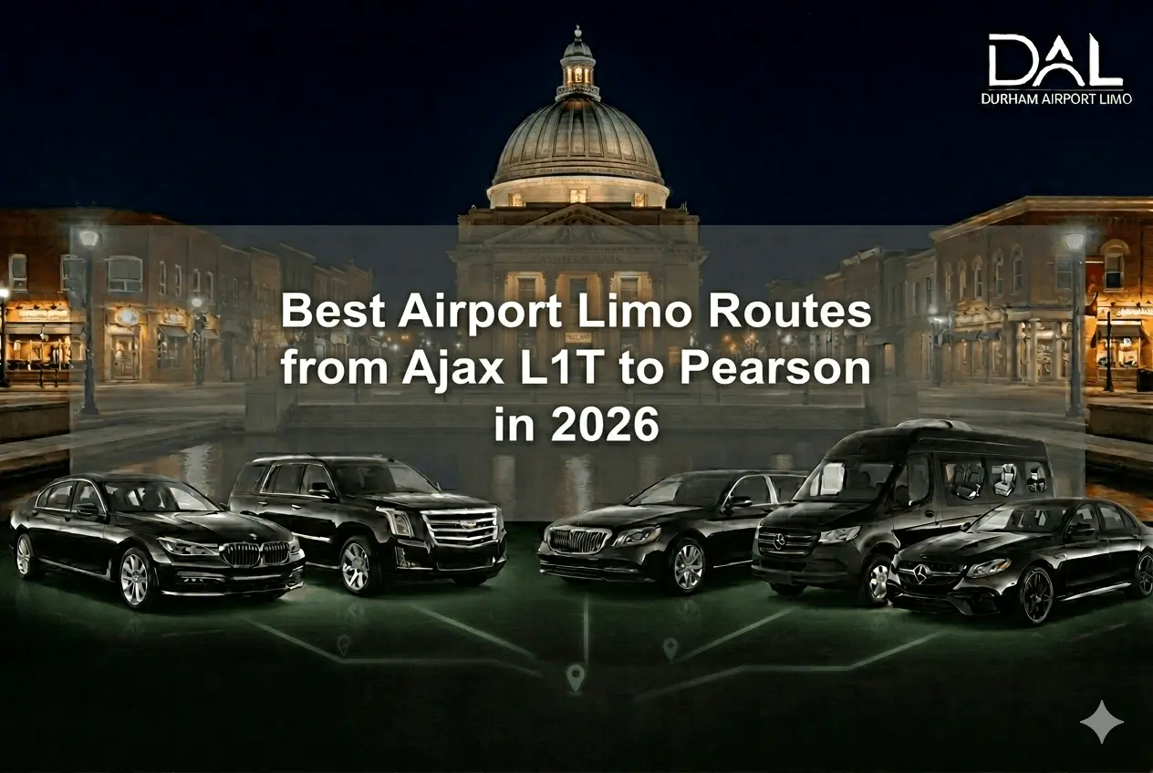 Best Airport Limo Routes from Ajax L1T to Pearson in 2026