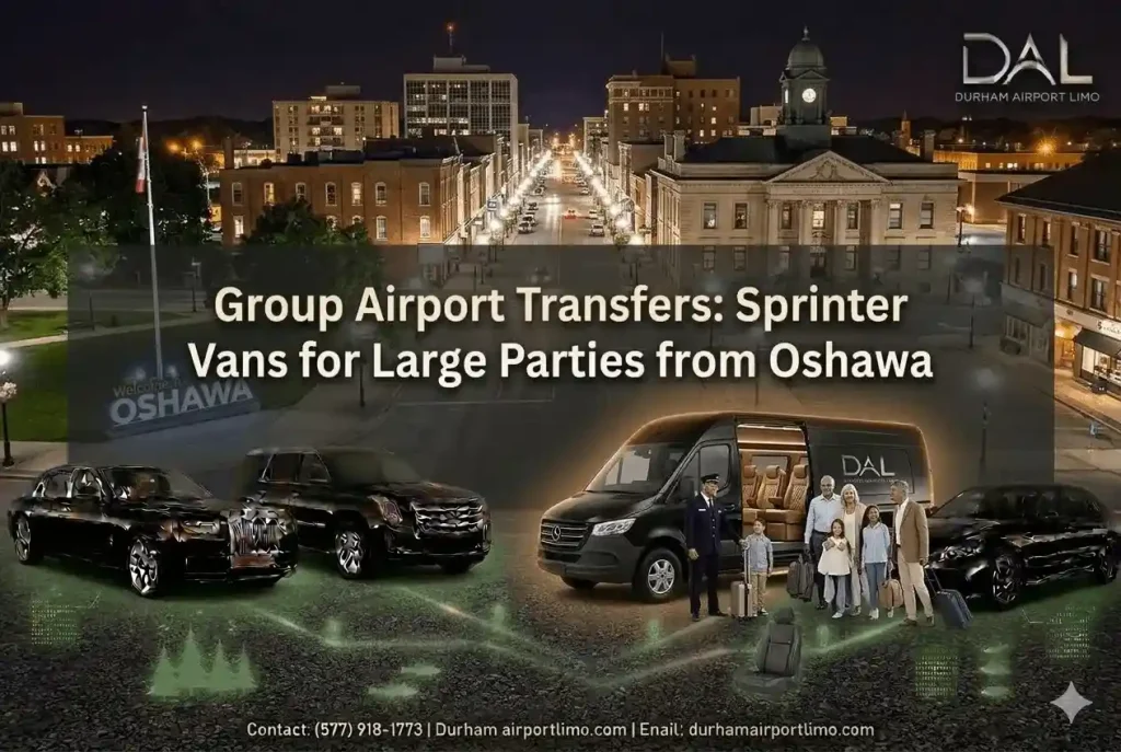 Oshawa Group Airport Transfers: Sprinter Vans 2026 Book Now