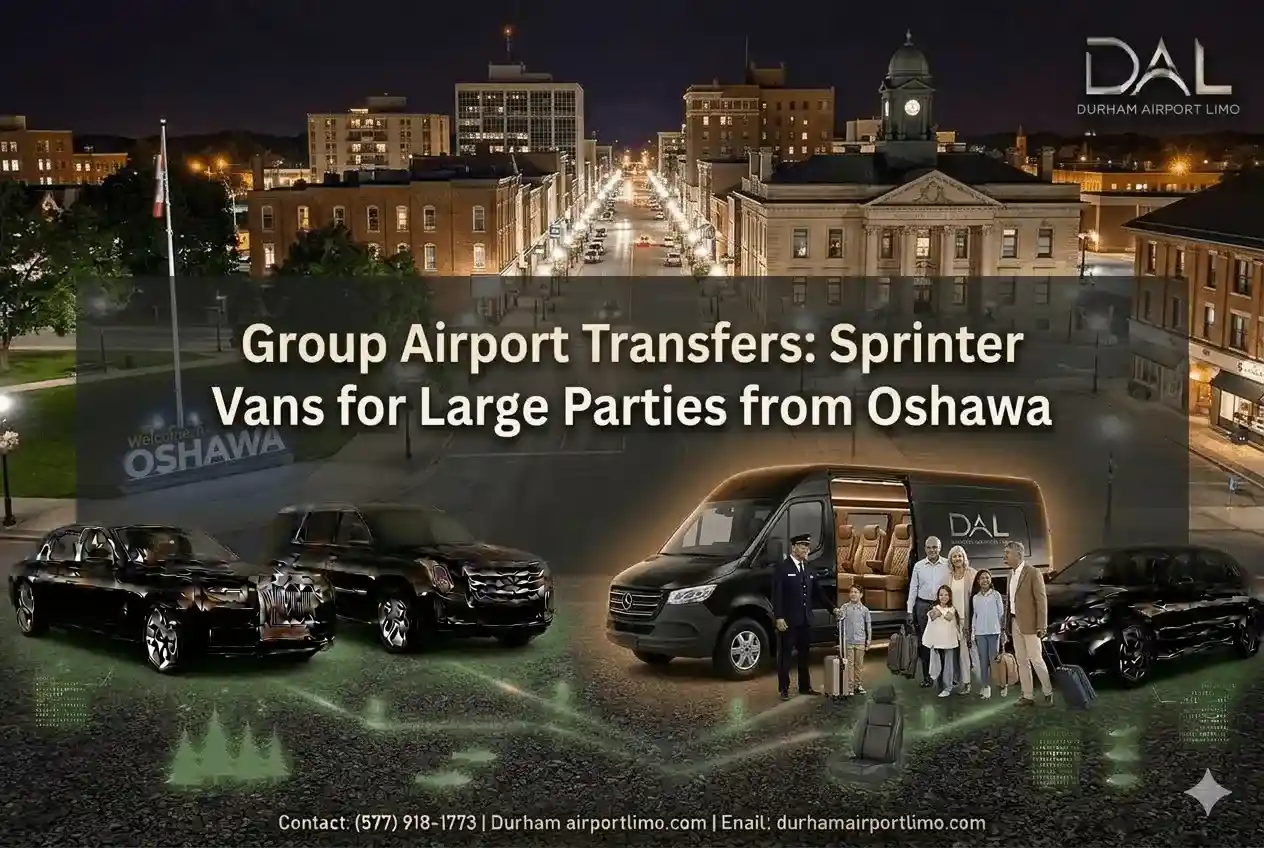 Oshawa Group Airport Transfers: Sprinter Vans 2026 Book Now
