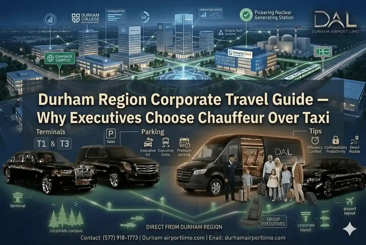 Durham Region Corporate Travel Guide: Chauffeur vs Taxi 2026