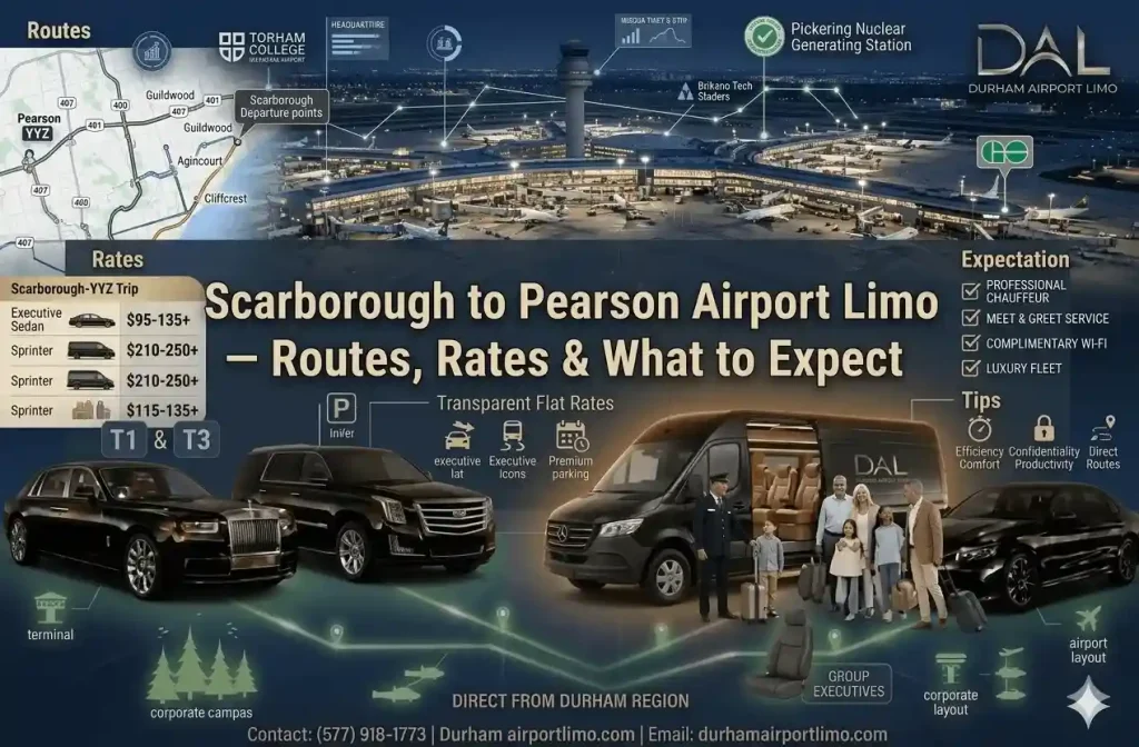 Scarborough to Pearson Airport Limo: Routes, Rates & Tips