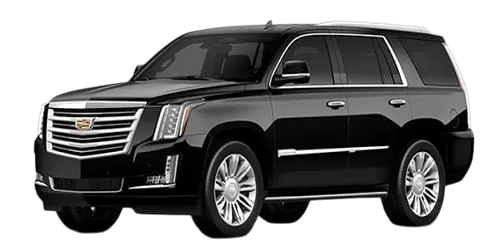 Powerful black Cadillac Escalade SUV