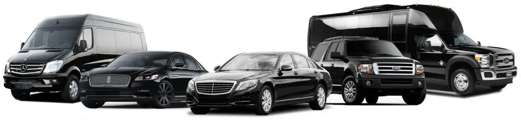 Clarington airport limo service luxury black sedan arriving for airport pickup