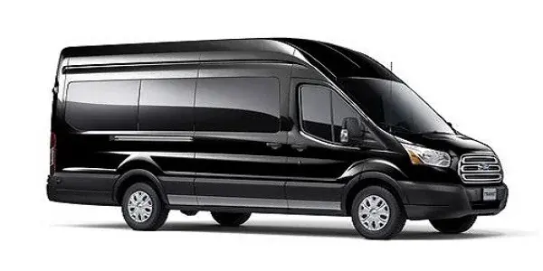 Durham Airport Limo Ford passenger van service for group airport transfers and comfortable shuttle transportation