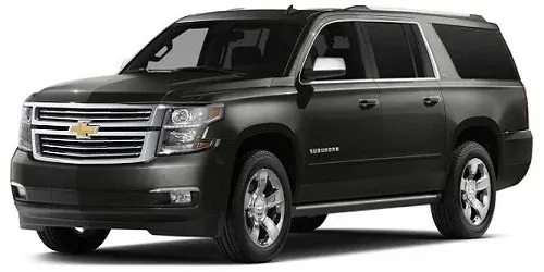 Durham Airport Limo Suburban SUV black luxury vehicle for group airport transfers and executive travel service